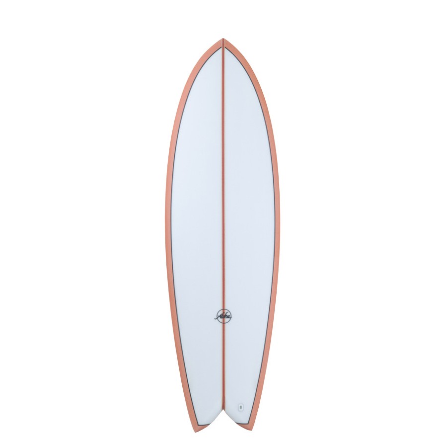 Aloha Surfboards - Keel Twin PU PVCP Coral - 5'9 - Futures