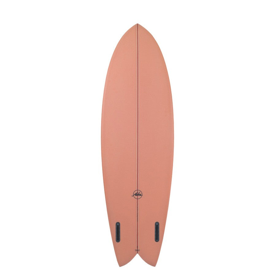 Aloha Surfboards - Keel Twin PU PVCP Coral - 5'9 - Futures