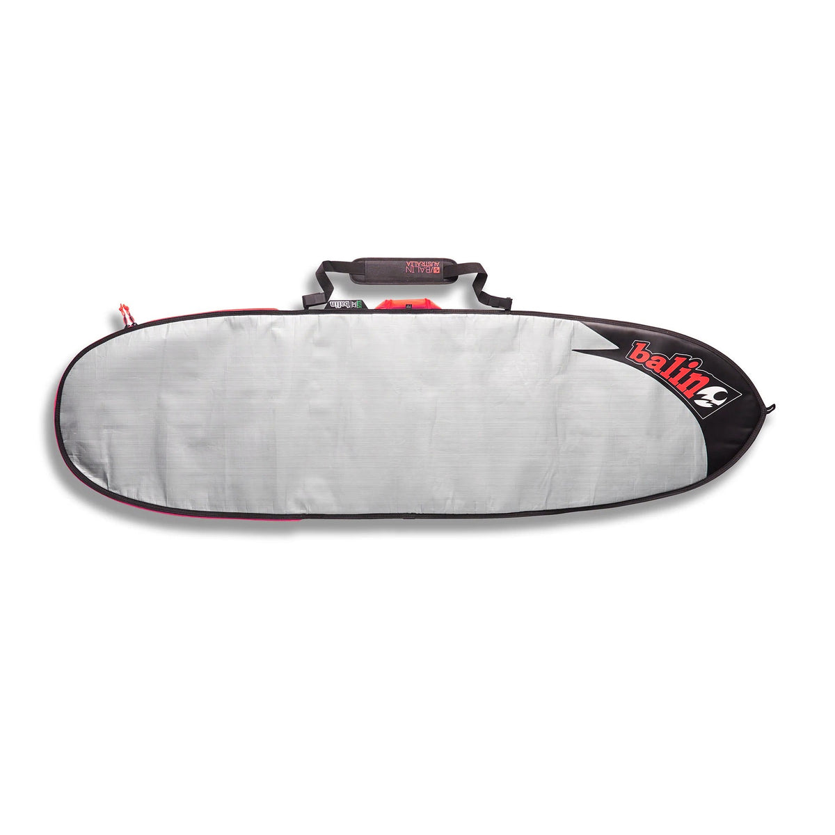 BALIN - Housse de surf 1 planche - UTE - Mini Malibu 5mm - Red