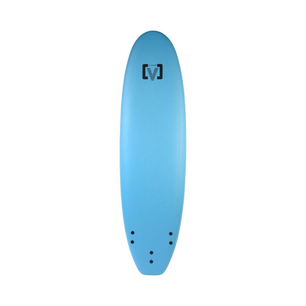 VICTORY - EPS Softboard - Foam Surfboard - Malibu 7'6 - Sky Blue