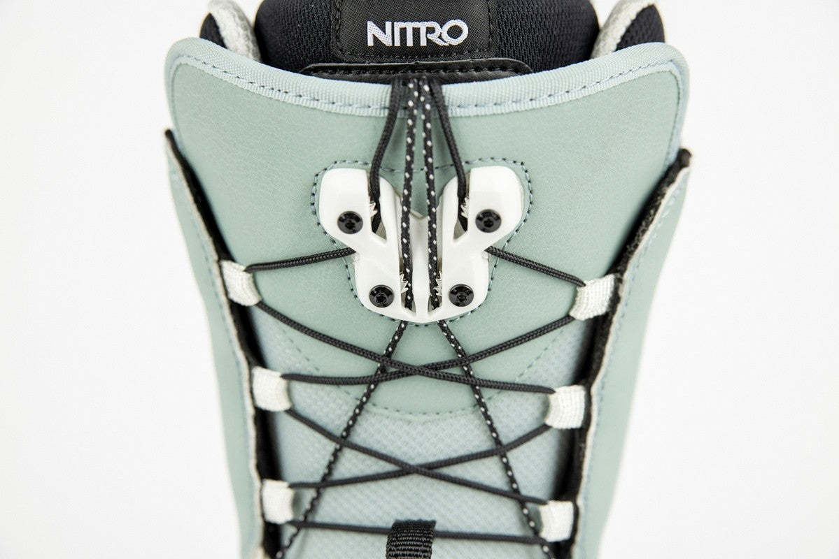 Tablas de snowboard NITRO - Botas Scala TLS para mujer 2023 - Blanco hielo