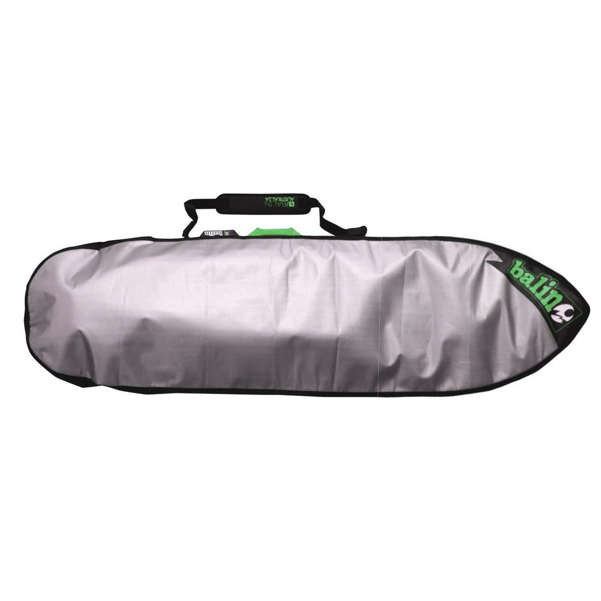 BALIN - Housse de surf 1 planche - UTE Big Boy - Fish / Hybrid 5mm - Green