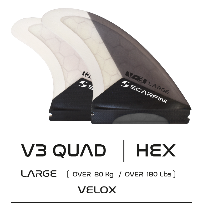 SCARFINI - VELOX CARBON Quad - Taille L (Futures)