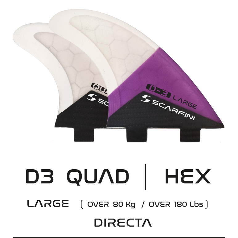 SCARFINI - EQUILIBRIUM CARBON Quad - Taille L (FCS)