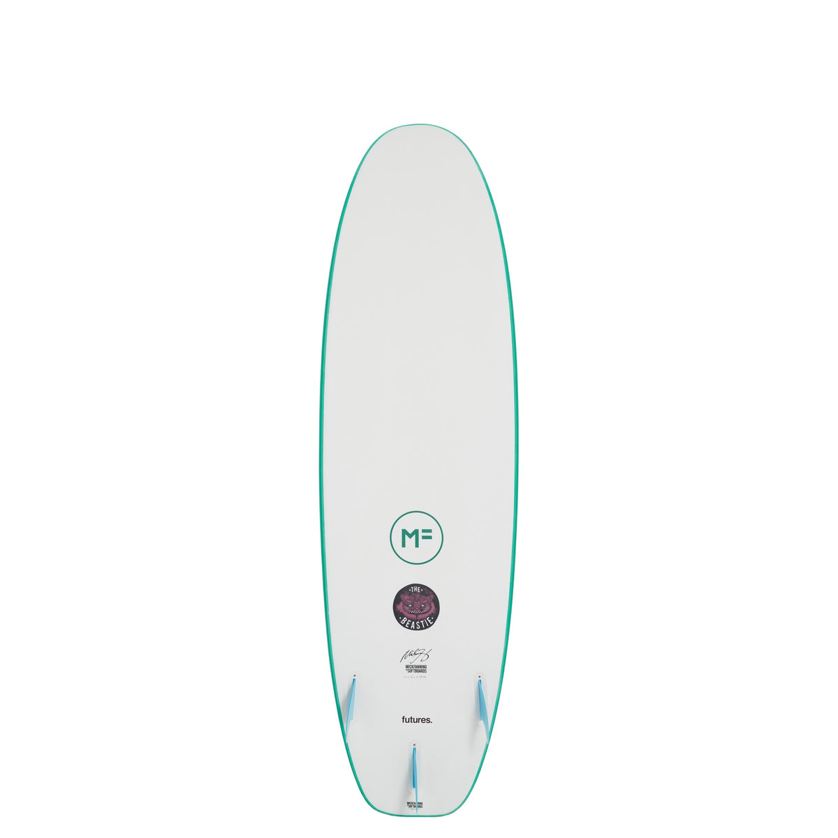 MF Mick Fanning - Beastie 6'6 Futures - Jade