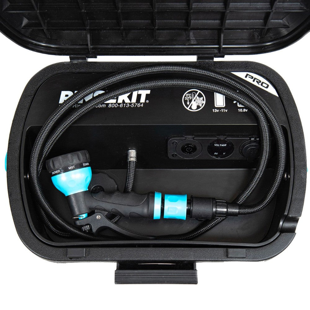 RINSEKIT PRO - Ducha portátil autónoma (con Batería) - Negro