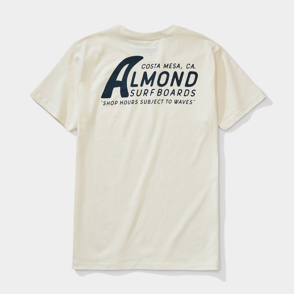 ALMOND Tablas de surf - Camiseta Surf hours - Natural