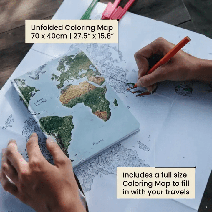 MAPAS IMPRESIONANTES - Diario de Viaje "Mapa Verde"