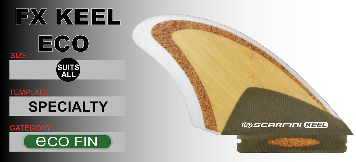 SCARFINI - FX Keel Twin Eco (Bamboo/Cork/Hemp) - Future