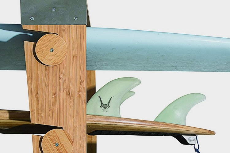 Soporte de techo modular CORSURF - Roll Rack Wood Shortboards, Longboards, SUP