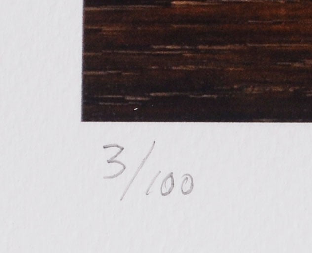 Lithographie WOLFGANG BLOCH no. 1068-16