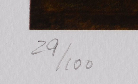 Lithographie WOLFGANG BLOCH no. 957-12
