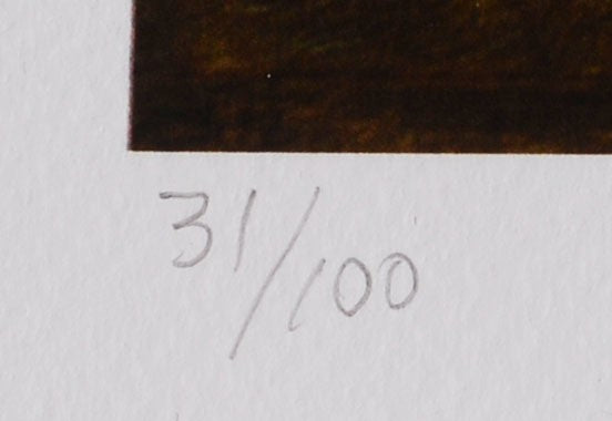 Lithographie WOLFGANG BLOCH no. 957-12