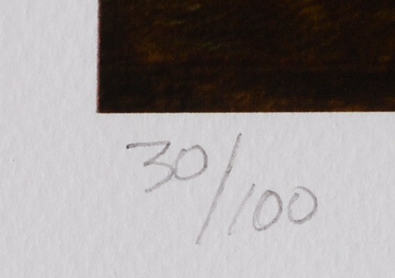 Lithographie WOLFGANG BLOCH no. 957-12