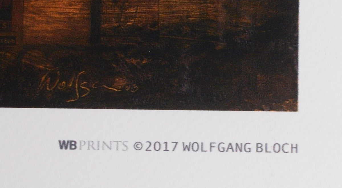 Lithographie WOLFGANG BLOCH no. 151-03